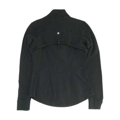 Black Solid Active Jacket