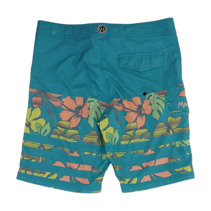 Teal Floral Swim Bottom