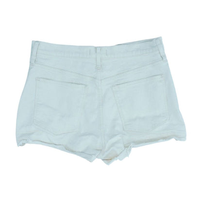 Ivory Denim Shorts