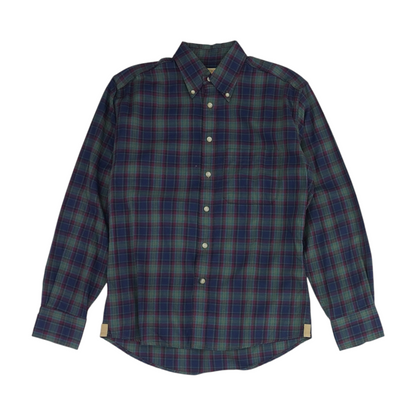 Multi Plaid Long Sleeve Button Down