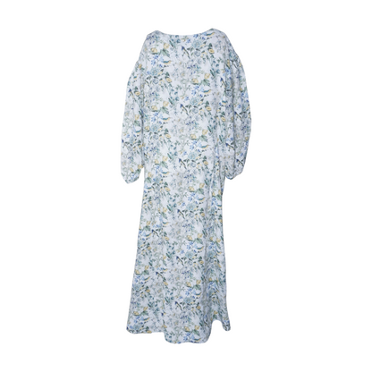 Green Plus Floral Midi Dress