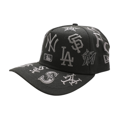 Black MLB Teams Ballcap Hat