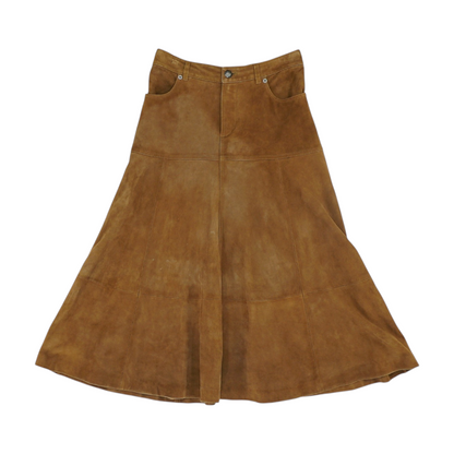 Brown Midi Skirt