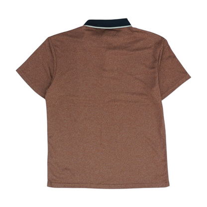 Rust Solid Short Sleeve Polo