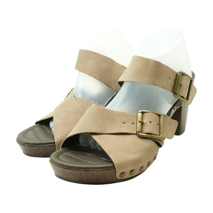 Brown Block Heels