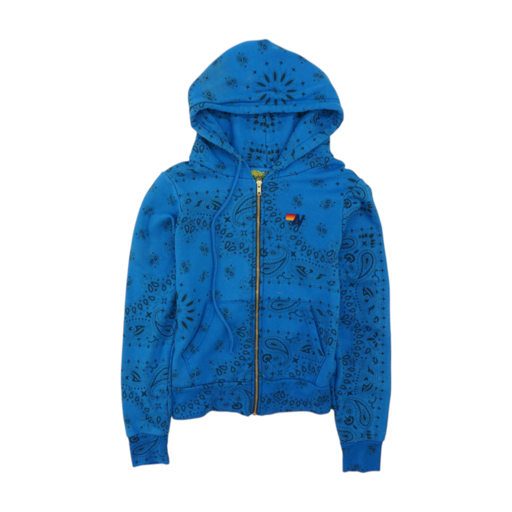 Blue Paisley Active Jacket