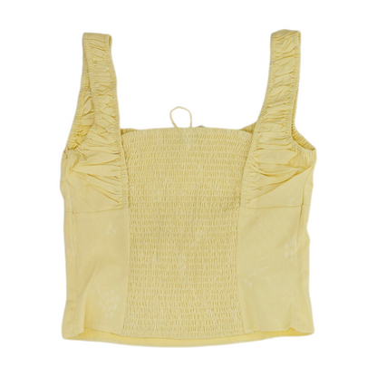 Yellow Cropped Blouse