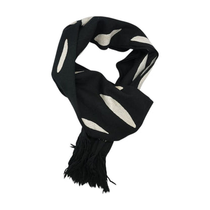 Black Graphic Scarf