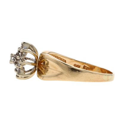 1 ctw 14K Two-Tone Gold Diamond Fashion Ring