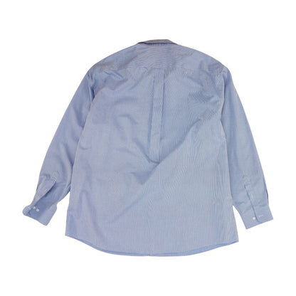Blue Tall Misc Long Sleeve Button Down