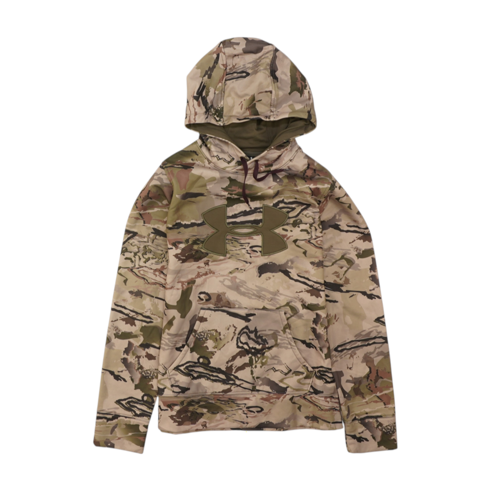 Green Camo Hoodie Pullover