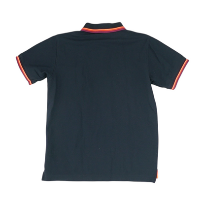 Black Short Sleeve Polo