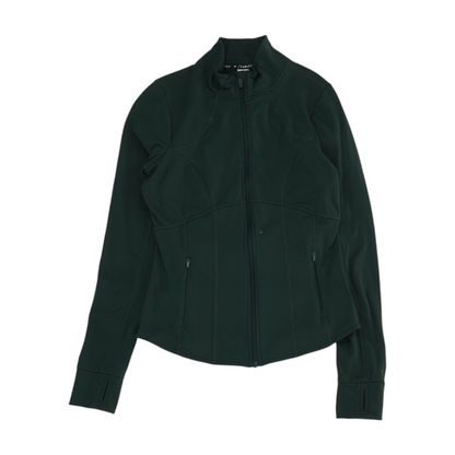 Green Solid Active Jacket