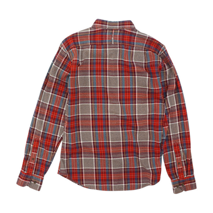 Red Plaid Flannel Button Down