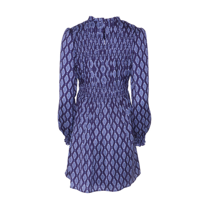 Navy Plus Print Mini Formal