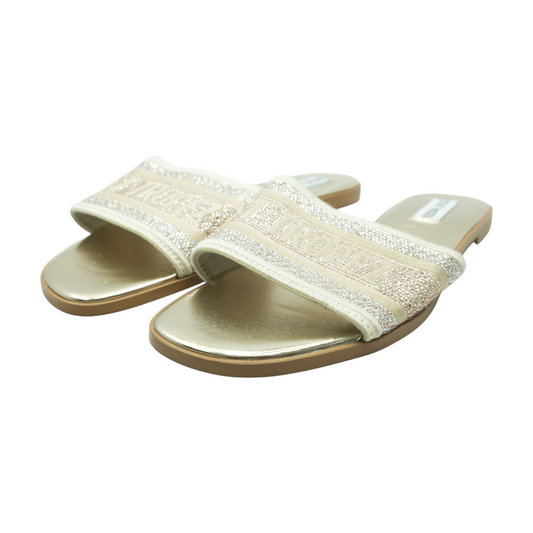 Gold Flat Sandals