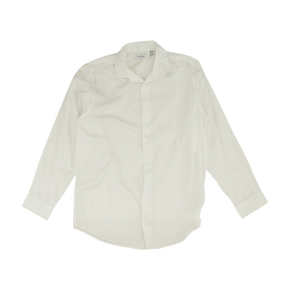 White Husky Long Sleeve Button Down