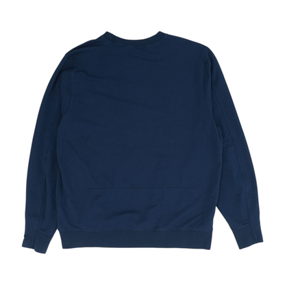 Navy Solid Sweatshirt Pullover