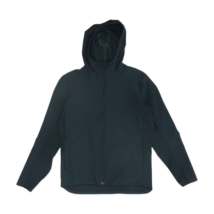 Black Solid Active Jacket