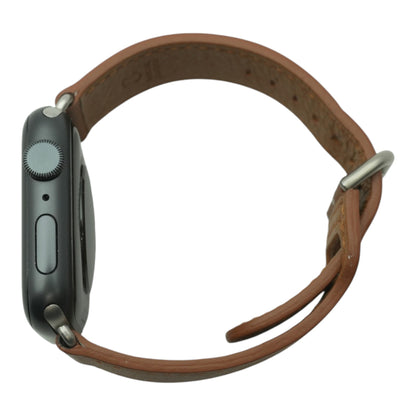 44mm Series SE 2 Black Smartwatch Brown Band S/M