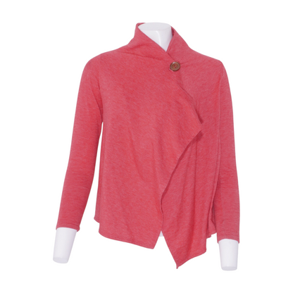 Red Petite Cardigan Sweater