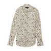 White Floral Long Sleeve Button Down