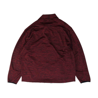 Red Abstract 1/4 Zip Pullover