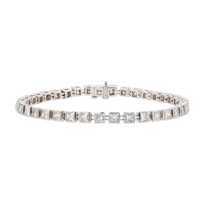 6 ctw 18K White Gold Diamond Tennis Bracelet