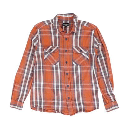 Red Plaid Flannel Button Down