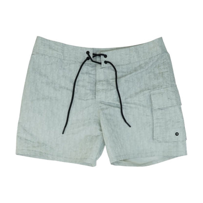 SS22 Gray Oblique Swim Shorts