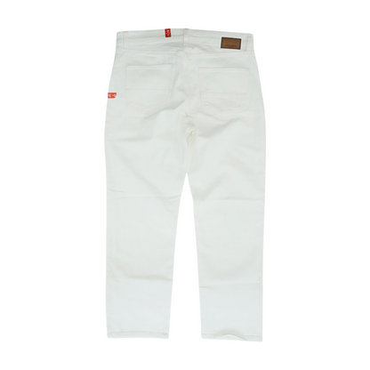 White Straight Jeans