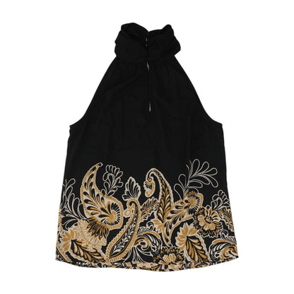 Black Paisley Blouse