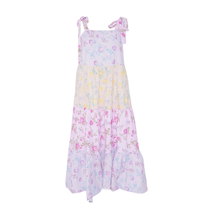 Multi Floral Midi Dress