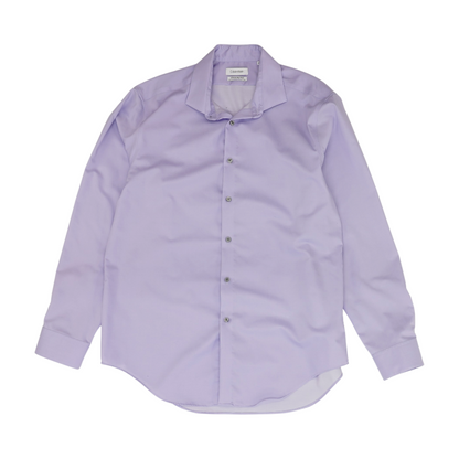 Lavender Solid Long Sleeve Button Down