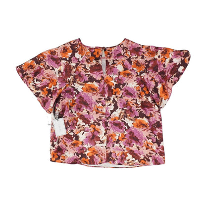 Purple Misc. Short Sleeve Blouse