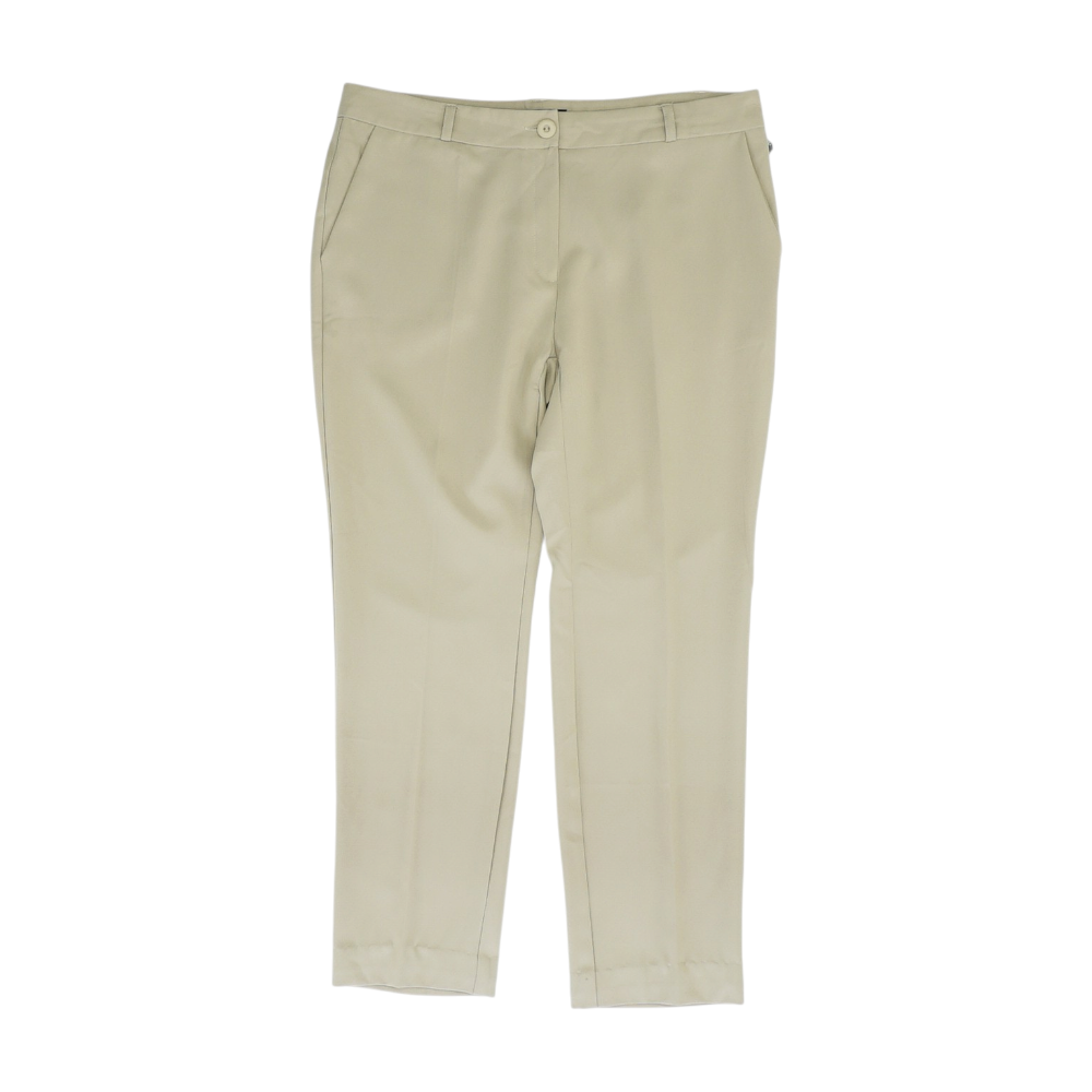 Beige Regular Pants