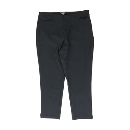 Black Solid Dress Pants