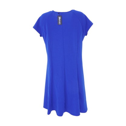 Blue Plus Midi Dress