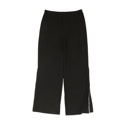 Black Solid Pants