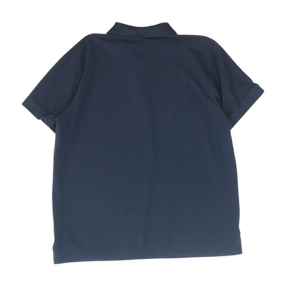 Navy Solid Short Sleeve Polo