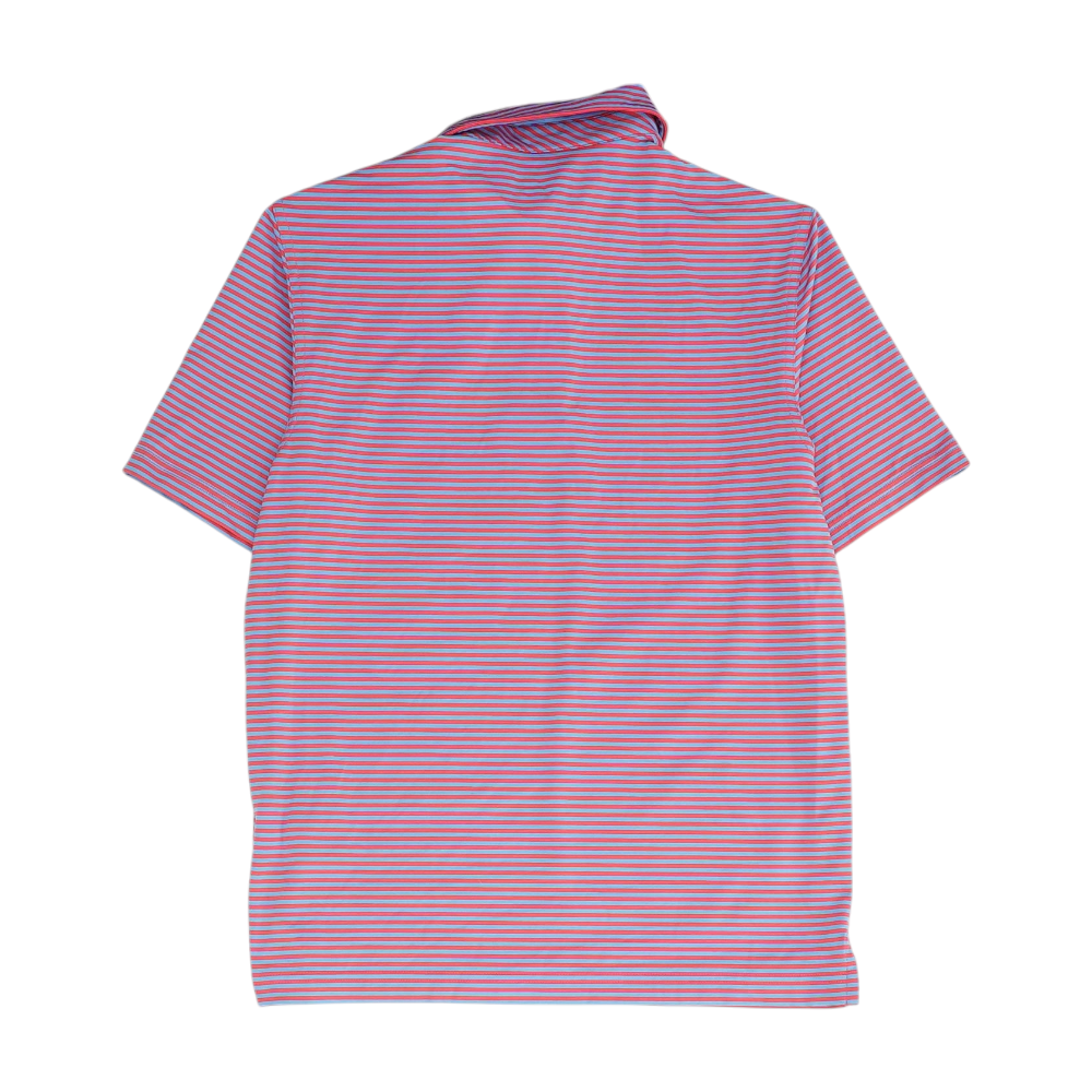 Vineyard Vines Blue Striped Short Sleeve Polo – Image 2