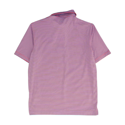Vineyard Vines Blue Striped Short Sleeve Polo – Image 2