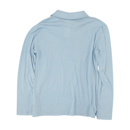 Blue Long Sleeve Polo