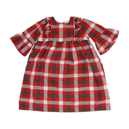 Red Plaid Dress