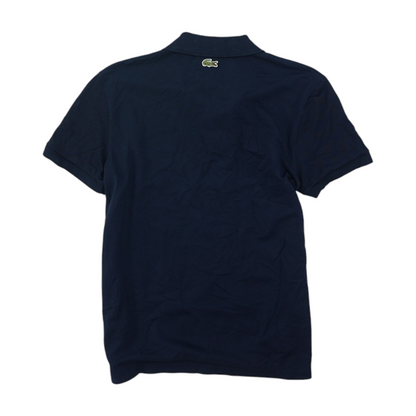 Navy Solid Short Sleeve Polo