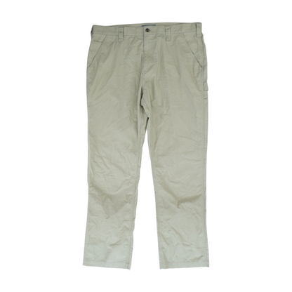 Khaki Straight Pants