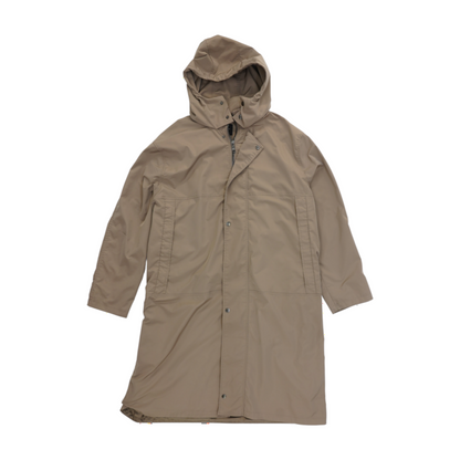 Tan Solid Rain Coat