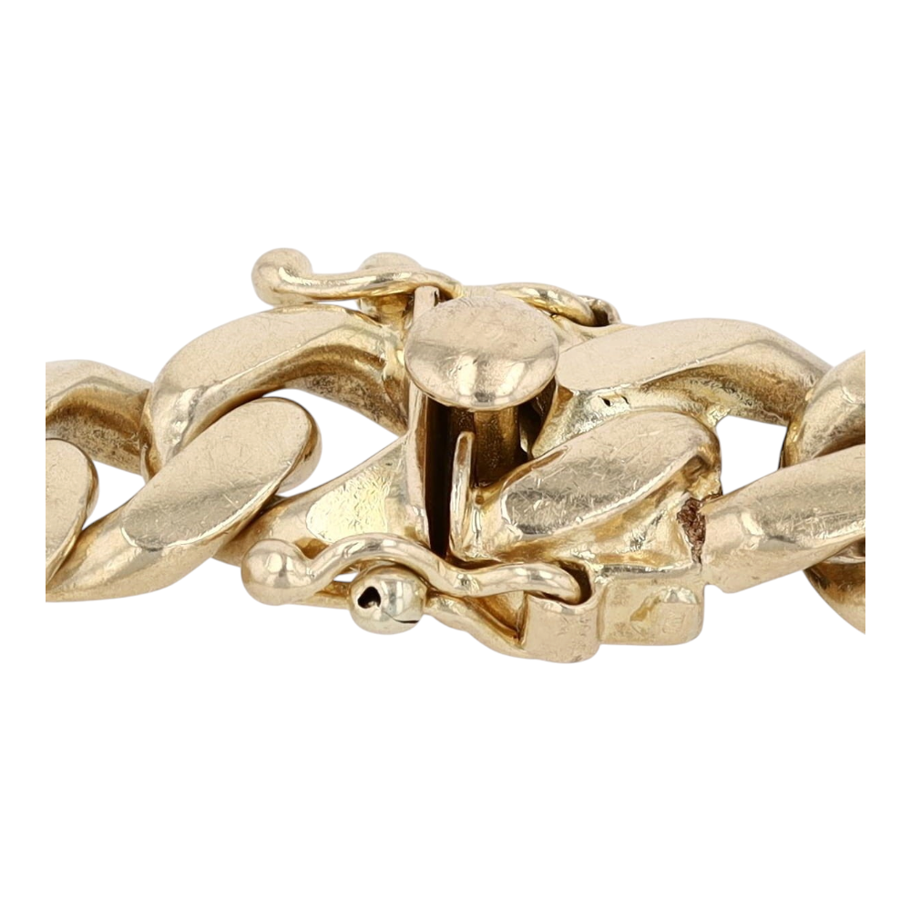 14K Yellow Gold Chain Bracelet