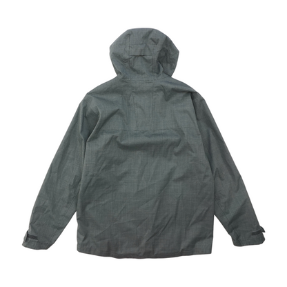 Gray Solid Rain Jacket