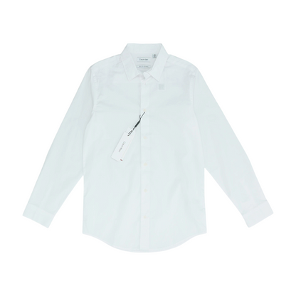 White Plus Button Down